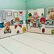 Заказать Альбом с игоами на липучках "Тока Бока/Toca Boca Больница". Lip-pip-igry-na-lipuchkah. Ярмарка Мастеров. . Кукольные домики Фото №3