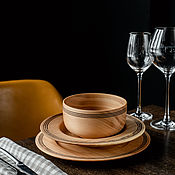 Посуда handmade. Livemaster - original item Panada series cedar tableware set TN66. Handmade.