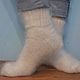 White down socks 'GIFT' made of goat down. Socks. KOZAmoDA (kozamoda) (kozamoda). My Livemaster. Фото №5
