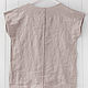 Льняная блузка с V-образным вырезом. Блузки. LINEN & SILVER ( ЛЕН и СЕРЕБРО ). Ярмарка Мастеров.  Фото №4