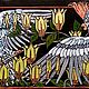 Попугаи в магнолиях. Ар-Нуво. Роспись мебели. Тумбы. HandMadeHome (Татьяна). Интернет-магазин Ярмарка Мастеров.  Фото №2