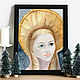 Watercolor portrait of a young Lady. Pictures. natabold. Online shopping on My Livemaster.  Фото №2