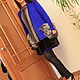 Coat knitted 'Blue'. Coats. Shop Tatiana Panova. My Livemaster. Фото №6