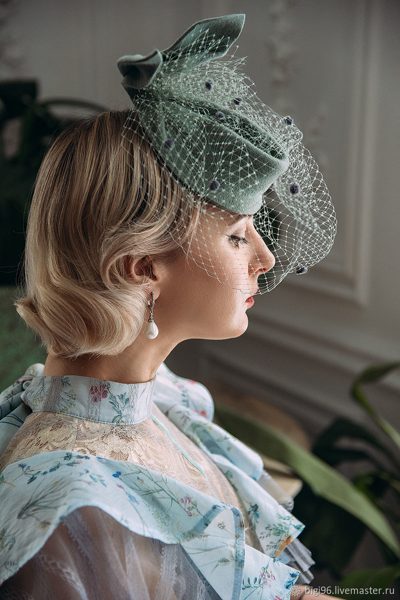 hats Voilette hat "Wormwood" купить на Ярмарке Мастеров