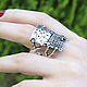 Ethnic Avant-garde Ring 925 Silver HB0099. Rings. Sunny Silver. Online shopping on My Livemaster.  Фото №2