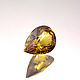2.02 ct. Гранат Гроссуляр груша. Мали + гемм. заключение. Кристаллы. Зов Камня - магазин украшений. Интернет-магазин Ярмарка Мастеров.  Фото №2