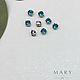 Кристаллы Сваровски Swarovski в цапах, 3,8 мм, 1 штука, родий, Б760, Кристаллы, Санкт-Петербург,  Фото №1
