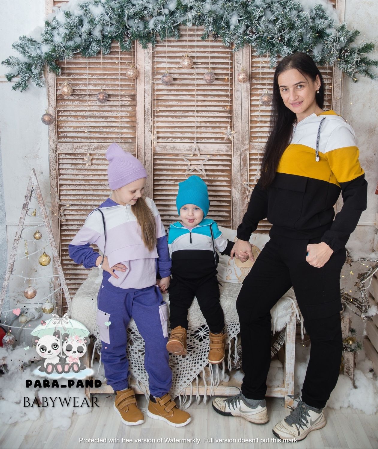 Family look костюмы с начесом