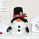 Новогодний Гном Снеговик. Снеговики. Cute Gnome. Ярмарка Мастеров.  Фото №4