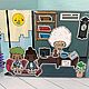 Альбом с игоами на липучках "Тока Бока/Toca Boca Школа". Кукольные домики. Lip-pip-igry-na-lipuchkah. Ярмарка Мастеров.  Фото №11