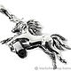 Подвеска из серебра Horse TEP29-03. Подвеска. Blacksilver. Интернет-магазин Ярмарка Мастеров.  Фото №2