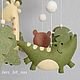 Заказать Мобиль на кроватку из фетра "Весёлая Африка" со звёздами. Fairy felt toys. Ярмарка Мастеров. . Мобили на кроватку Фото №3