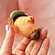 Ватная елочная игрушка - Курочка Ряба. Елочные игрушки. Lavka-korzin. Ярмарка Мастеров.  Фото №10