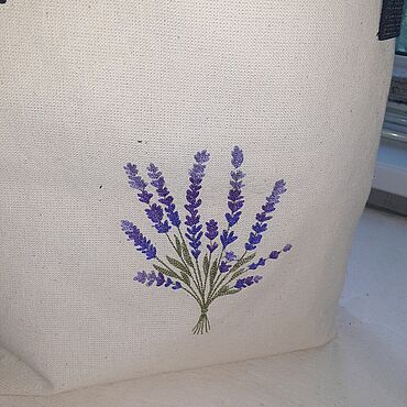 Сумки ручной работы. Ярмарка Мастеров - ручная работа Сумка Шоппер "Букет Лаванды". Handmade.