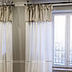 Linen curtains with bow ties. Curtains1. Linenburg. Online shopping on My Livemaster.  Фото №2