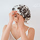 Шелковая шапочка с нежными цветами для волос для сна, Шапки, Балашиха,  Фото №1