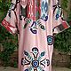 Uzbek robe made of suzane and ikat. Boho coat, caftan. S023. Robes. businka34. Online shopping on My Livemaster.  Фото №2