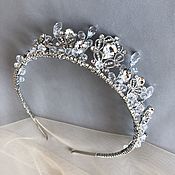 Свадебный салон handmade. Livemaster - original item Wedding tiara 