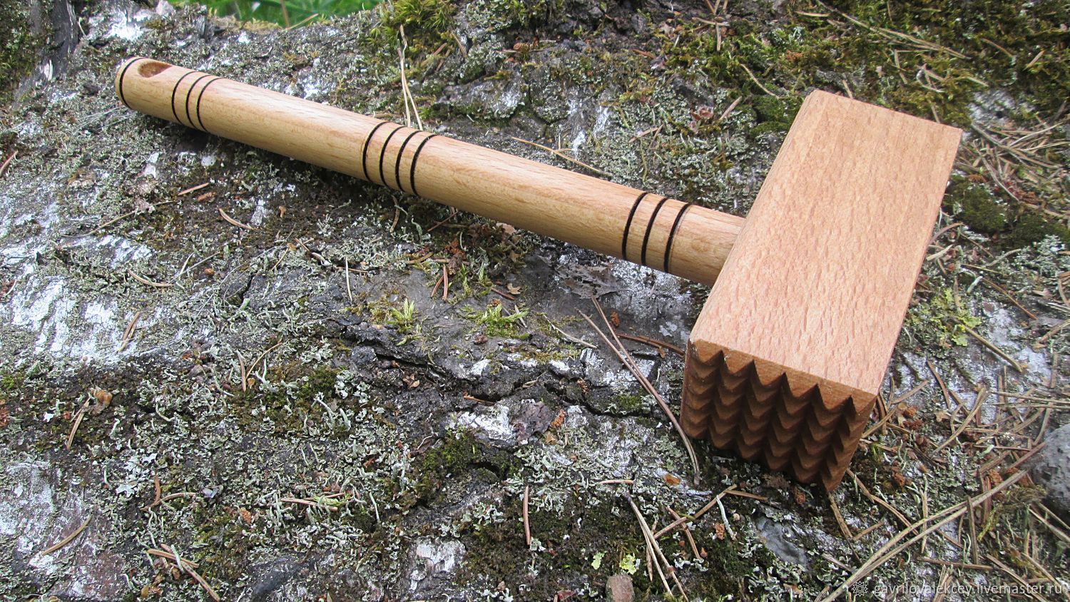Молоток деревянный для отбивания мяса
