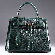 Сумки и аксессуары handmade. Livemaster - original item Textured women`s bag made of Siamese crocodile leather IMA0514VG1. Handmade.