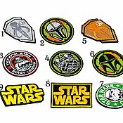 Материалы для творчества handmade. Livemaster - original item STAR WARS Patches Star Wars Chevrons Patches. Handmade.
