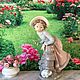 Винтаж: Статуэтка Девочка с щенком Nao Льядро LLadro, Статуэтки винтажные, Лондон,  Фото №1