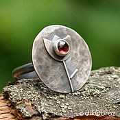 Украшения handmade. Livemaster - original item Ring Silver Fan Fan Tulip. Handmade.