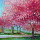 Painting 'Spring bloom' oil on canvas 20h30 cm. Pictures. Kartiny Vestnikovoj Ekateriny. Интернет-магазин Ярмарка Мастеров.  Фото №2