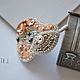 Брошь «Груша» Персиковый. Брошь-булавка. Tetta jewelry. Ярмарка Мастеров.  Фото №6