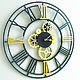 Large wall clock 'Gears' made of MDF 50cm. Watch. art-clock (art-clock). My Livemaster. Фото №6