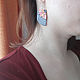 Earrings Flower polymer clay. Earrings. AnnaMalnaya. My Livemaster. Фото №4