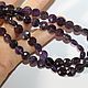 Аметист 8мм нить 39см. Бусины. Beads. Интернет-магазин Ярмарка Мастеров.  Фото №2