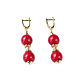 Coral Earrings, Natural coral earrings,Coral earrings. Earrings. Irina Moro. My Livemaster. Фото №4