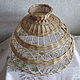Order The shade 'Fishnet' from willow twigs. Elena Shitova - basket weaving. Livemaster. . Lampshades Фото №3