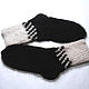 Women's knitted socks Domino. Socks. Warm Yarn. My Livemaster. Фото №4