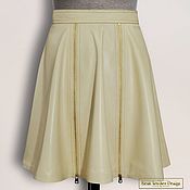 Одежда handmade. Livemaster - original item Tahmina skirt made of genuine leather/suede (any color). Handmade.