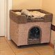 Order Buy a house for a dog or cat.Order in size. Workshop for dogs and cats. Livemaster. . Pet House Фото №3