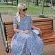Платье летнее в стиле Бохо-город из 100% хлопка, Платья, Москва,  Фото №1