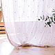 Polka-dot linen Voile curtains with ties. Curtains1. Linenburg. Online shopping on My Livemaster.  Фото №2