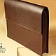 Заказать Папка Именная кожаная  , Подарочная. AV-Leather (Andrey Volovikov). Ярмарка Мастеров. . Классическая сумка Фото №3