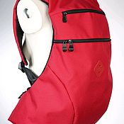 Сумки и аксессуары handmade. Livemaster - original item Anatomical backpack red. Handmade.