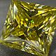 Заказать Желтые муассаниты принцесса 7*7 мм 3.60 ct. Exclusive Gems. Ярмарка Мастеров. . Заготовки для украшений Фото №3