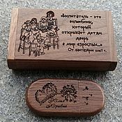 Сувениры и подарки ручной работы. Ярмарка Мастеров - ручная работа Palo de madera grabado en Caja, regalo de madera. Handmade.