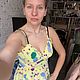Винтаж: Сарафан Moschino шелк. Платья винтажные. murashki (retro-ladyvl). Ярмарка Мастеров.  Фото №5