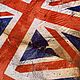  КУПОН-Трикотаж купон «Британский флаг» вискоза  Италия, Ткани, Краснодар,  Фото №1