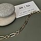 Цепь комбинированная, крупная, 7 х 16 мм, 50 см, позолота (CH-013-02). Цепочки. AN | NA furnitura. Интернет-магазин Ярмарка Мастеров.  Фото №2