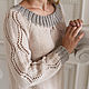 Order Knitted Calypso jumper dress made of cashmere. marishino. Livemaster. . Jumpers Фото №3