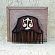 Wooden comb for hair signs of the zodiac 'Libra'. Combs. CreationSergea. My Livemaster. Фото №4