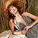 Women's summer hat made of raffia | Cinnamon. Hats1. Lisa Prior Fashion Brand & Atelier. My Livemaster. Фото №5