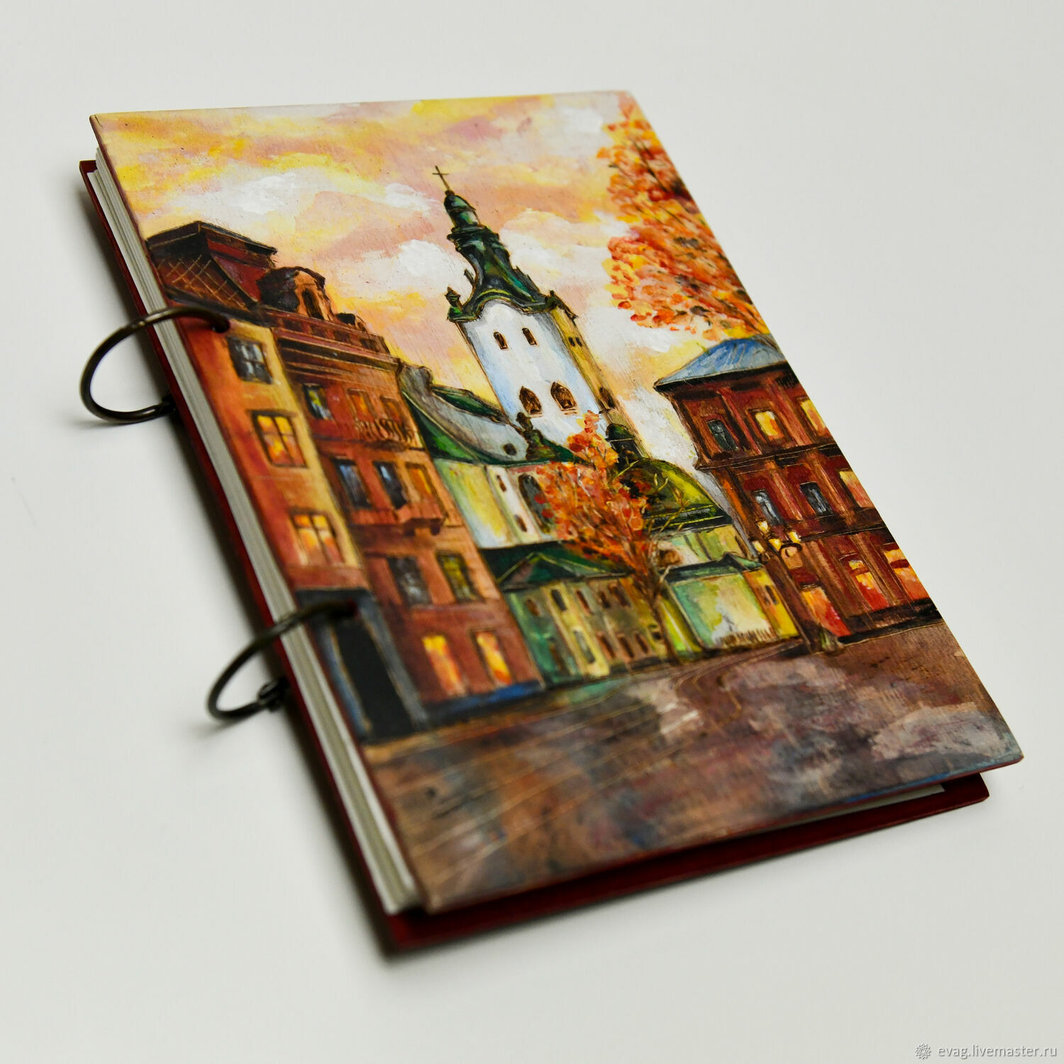 Notepad wood cover A5 "Lviv-1", Notebooks, Moscow,  Фото №1